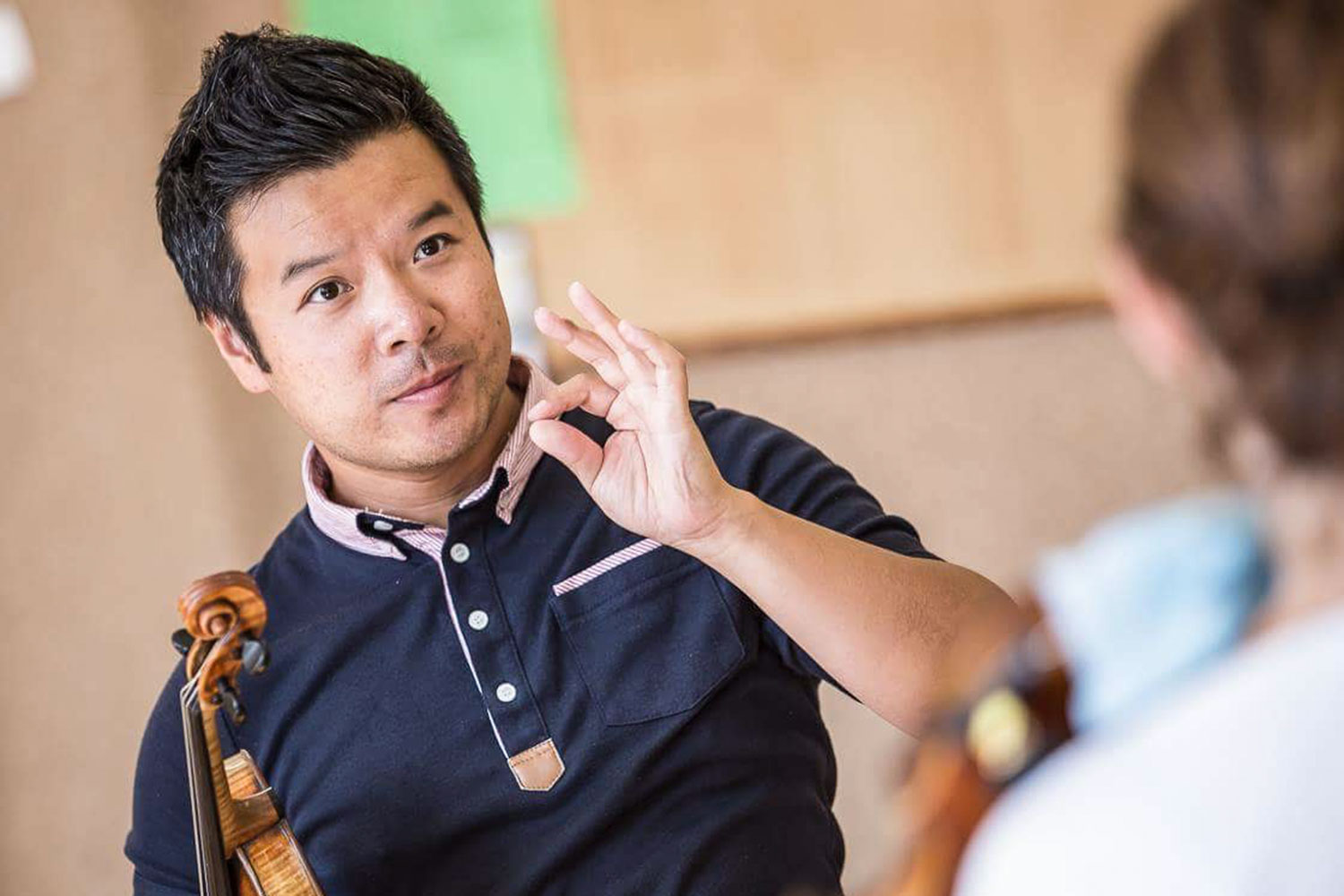 Xiaoming Wang, Stradivari Quartett, 1. Geige